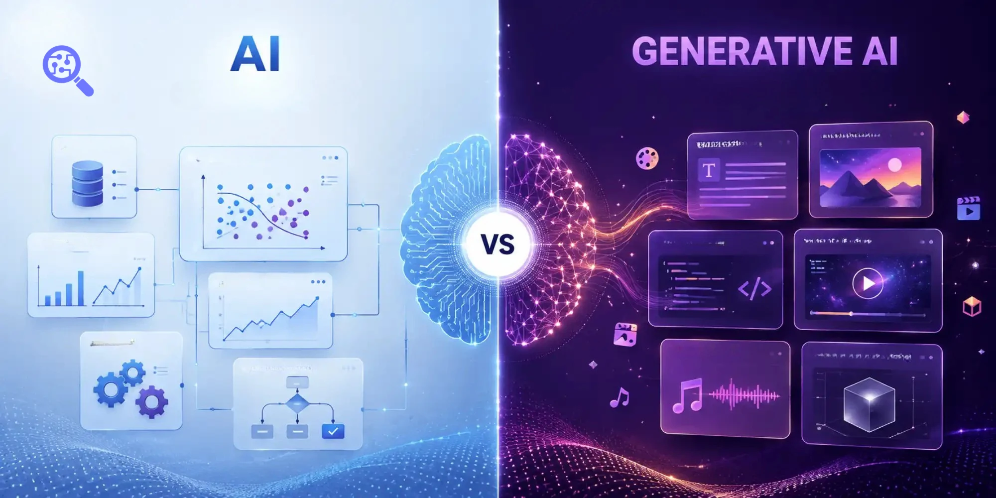 AI vs. Generative AI: Key Differences Explained